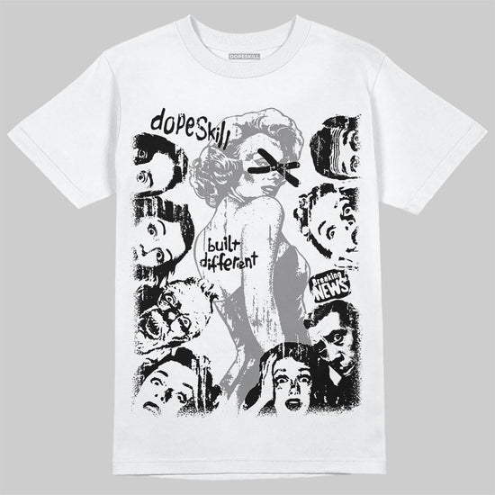 Jordan 6 "Cap and Gown" DopeSkill T-Shirt Built Different Graphic Streetwear - White