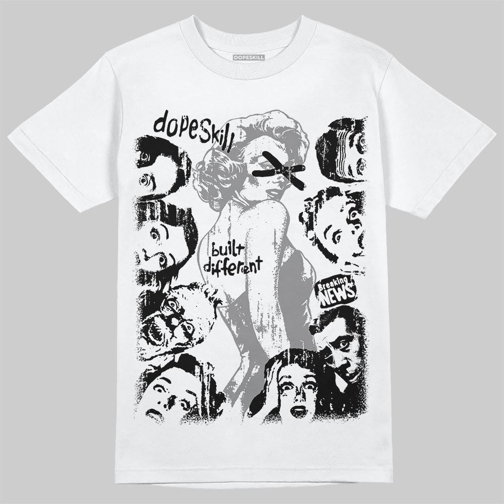 Jordan 6 "Cap and Gown" DopeSkill T-Shirt Built Different Graphic Streetwear - White