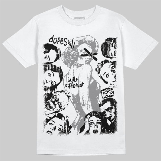 Jordan 6 "Cap and Gown" DopeSkill T-Shirt Built Different Graphic Streetwear - White