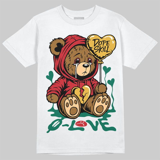 Jordan 3 Mexico 'El Vuelo' DopeSkill T-Shirt Broken Bear Graphic Streetwear - White 