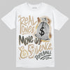 Jordan 1 High OG “Shop Jacket” DopeSkill T-Shirt Real Ones Move In Silence Graphic Streetwear - White