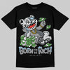 Jordan 5 Retro Wolf Grey (2026) DopeSkill T-Shirt Born To Be Rich Graphic Streetwear - Black