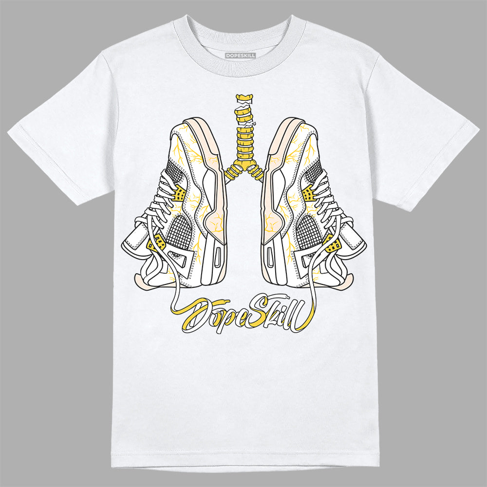 Jordan 4 "Sail" DopeSkill T-Shirt Breathe Graphic Streetwear - White