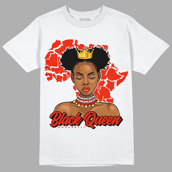 Jordan 6 Retro Toro Bravo DopeSkill T-Shirt Black Queen Graphic Streetwear - White