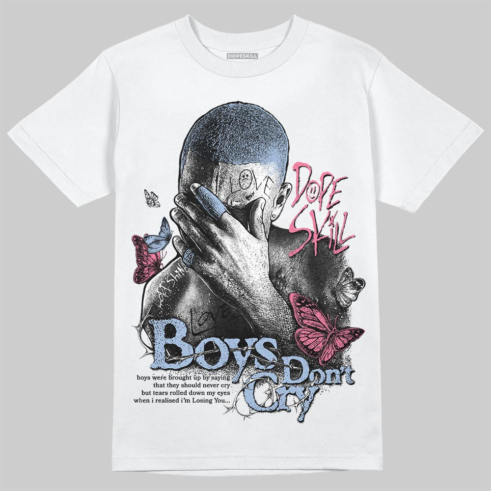 Jordan 3 GS “Cobalt Bliss” DopeSkill T-Shirt Boys Don't Cry Graphic Streetwear - White