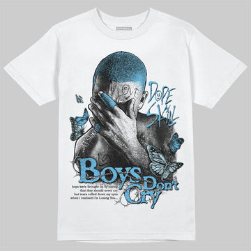 Jordan 11 Retro Legend Blue DopeSkill T-Shirt Boys Don't Cry Graphic Streetwear - White