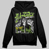 Neon Green Sneakers DopeSkill Hoodie Sweatshirt No Money No Lust Graphic Streetwear - Black