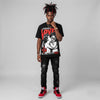 Toro Bravo 4s DopeSkill Oversize Print T-Shirt Real Ones Choose Loyalty Graphic