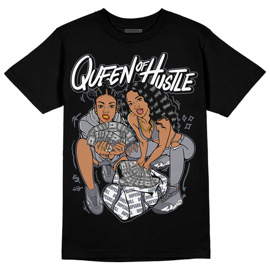 Jordan 14 Retro 'Stealth' DopeSkill T-Shirt Queen Of Hustle Graphic Streetwear - Black