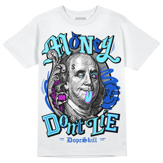 Dunk Low Argon DopeSkill T-Shirt Money Don't Lie Graphic Streetwear - White