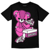 Jordan 4 GS “Hyper Violet” DopeSkill T-Shirt Sneakerhead BEAR Graphic Streetwear - Black