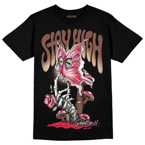 Dunk Low PRM Bacon DopeSkill T-Shirt Stay High Graphic Streetwear - Black