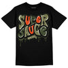 Olive Sneakers DopeSkill T-Shirt Super Sauce Graphic Streetwear - Black