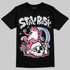 Jordan 3 GS “Cobalt Bliss” DopeSkill T-Shirt Stay Busy Graphic Streetwear - Black