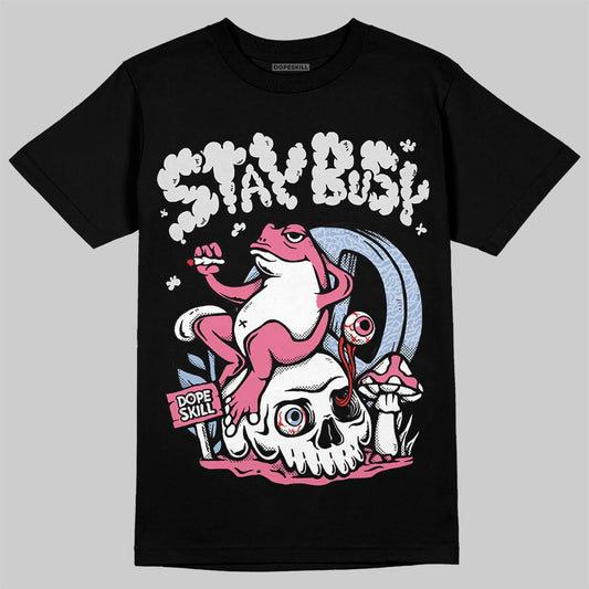 Jordan 3 GS “Cobalt Bliss” DopeSkill T-Shirt Stay Busy Graphic Streetwear - Black