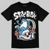 Jordan 10 OG “Steel” DopeSkill T-Shirt Stay Busy Graphic Streetwear - Black