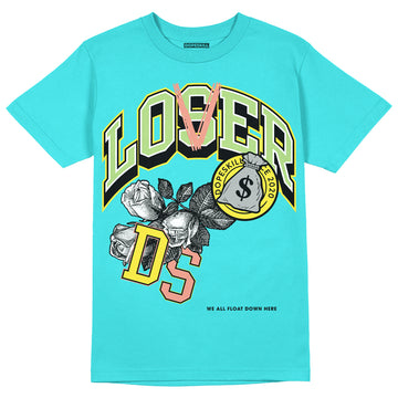 New Balance 9060 “Cyan Burst” DopeSkill Virtual Blue T-Shirt Loser Lover Graphic Streetwear