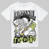 Jordan 4 GS “Light Lemon Twist” DopeSkill T-Shirt Sorry I've Been Trappin Graphic Streetwear - White 