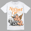 Dunk Low Cool Grey DopeSkill T-Shirt New No Days Off Graphic Streetwear - White 