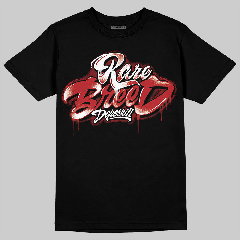 Jordan 12 Retro Flu Game (2025) DopeSkill T-Shirt Rare Breed Type Graphic Streetwear - Black