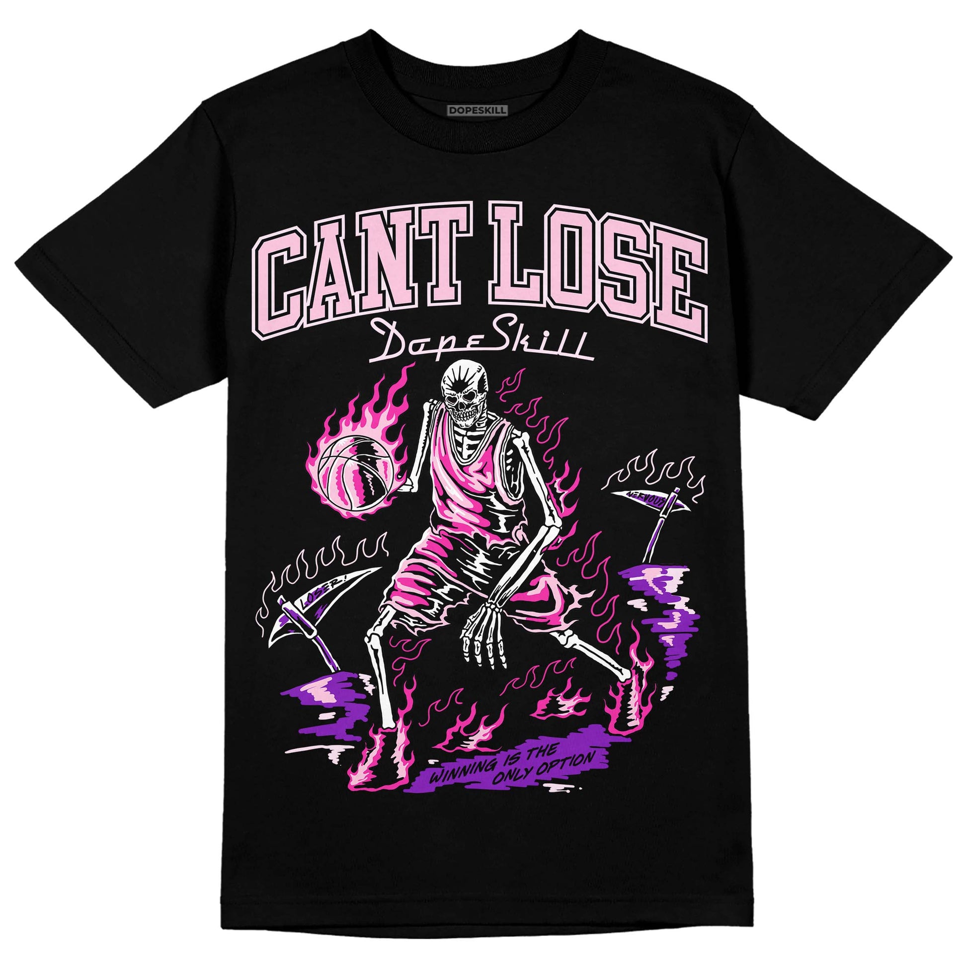 Dunk Low GS 'Triple Pink' DopeSkill T-Shirt Cant Lose Graphic Streetwear - Black