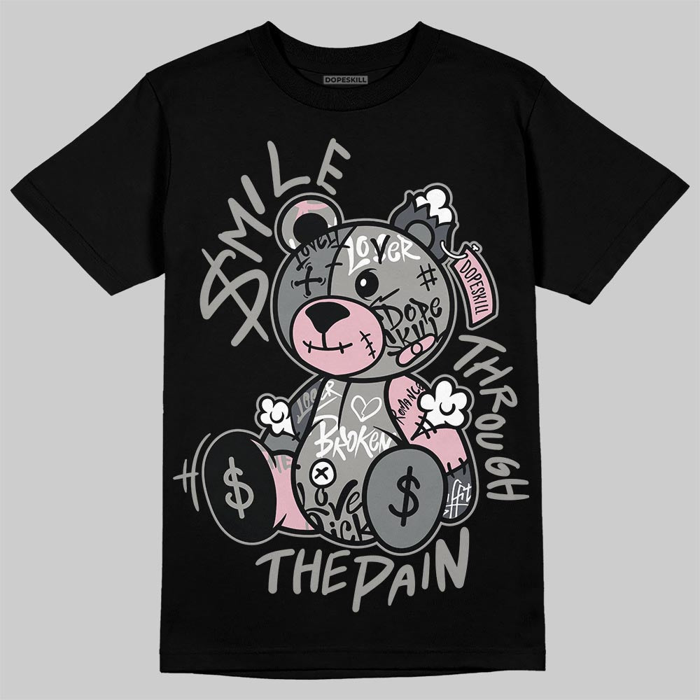 Air Max 95 OG “Pink Foam” DopeSkill T-Shirt Smile Through The Pain Graphic Streetwear - Black