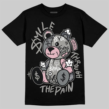 Air Max 95 OG “Pink Foam” DopeSkill T-Shirt Smile Through The Pain Graphic Streetwear - Black