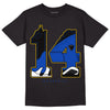 Jordan 14 “Laney” DopeSkill T-Shirt Number 14 Graphic Streetwear - Black