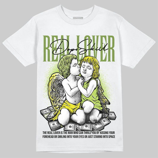 Jordan 13 Retro Bright Cactus DopeSkill T-Shirt Real Lover Graphic Streetwear - White