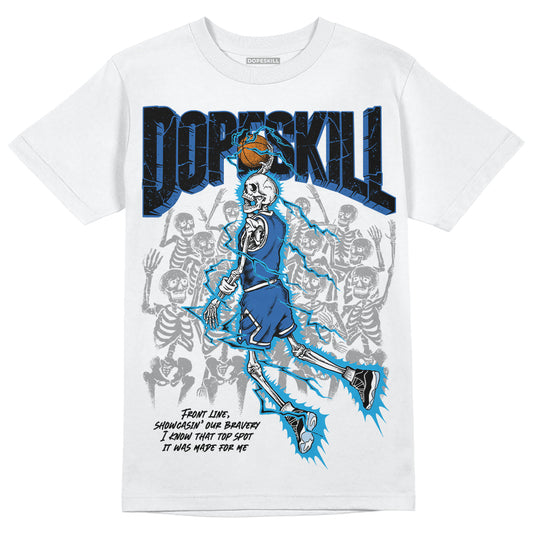 Jordan 11 Low “Space Jam” DopeSkill T-Shirt Thunder Dunk Graphic Streetwear - White