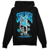 Jordan 4 Retro Military Blue DopeSkill Hoodie Sweatshirt Stay High Graphic Streetwear - Black