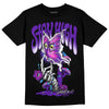 Dunk Low Championship Court Purple DopeSkill T-Shirt Stay High Graphic Streetwear - Black