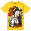 Jordan 4 Retro “Vivid Sulfur” DopeSkill Yellow T-Shirt New H.M.O Graphic Streetwear