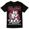 Jordan 1 Retro High '85 OG Metallic Burgundy DopeSkill T-Shirt Real Lover Graphic Streetwear - Black