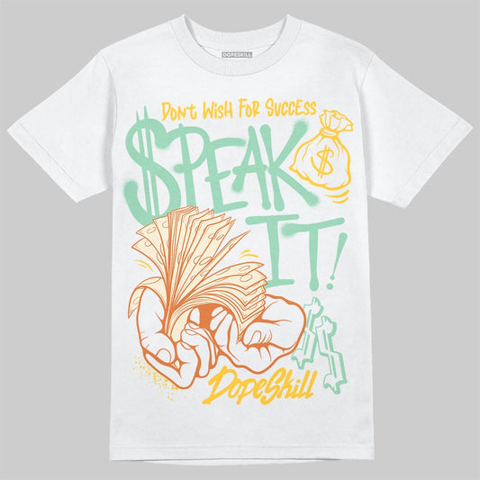 SB Dunk Low Rodeo Tourmaline DopeSkill T-Shirt Speak It Graphic Streetwear - White