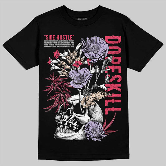 Jordan 5 Low “Peanut Butter Jelly” DopeSkill T-Shirt Side Hustle Graphic Streetwear - Black