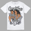 Jordan 14 Retro 'Stealth' DopeSkill T-Shirt Queen Of Hustle Graphic Streetwear - White