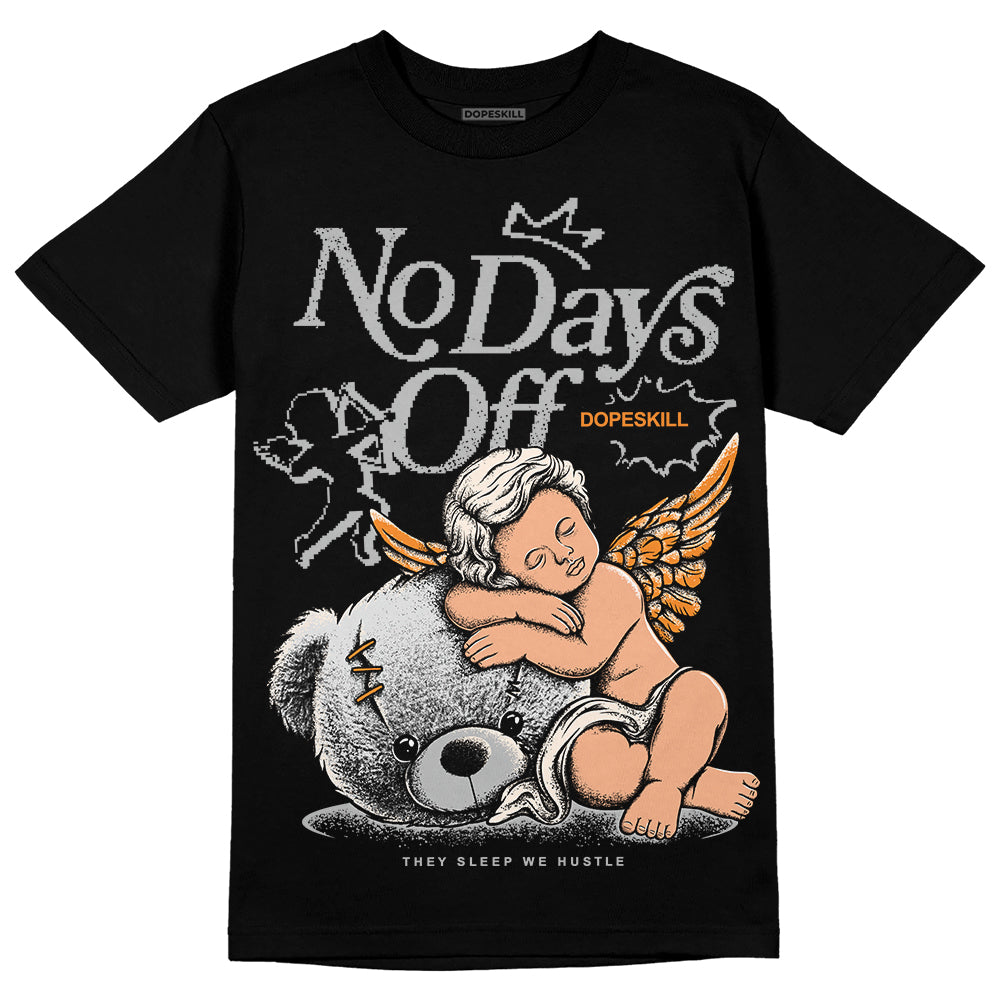 Dunk Low Cool Grey DopeSkill T-Shirt New No Days Off Graphic Streetwear - Black