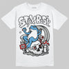 Jordan 10 OG “Steel” DopeSkill T-Shirt Stay Busy Graphic Streetwear - White