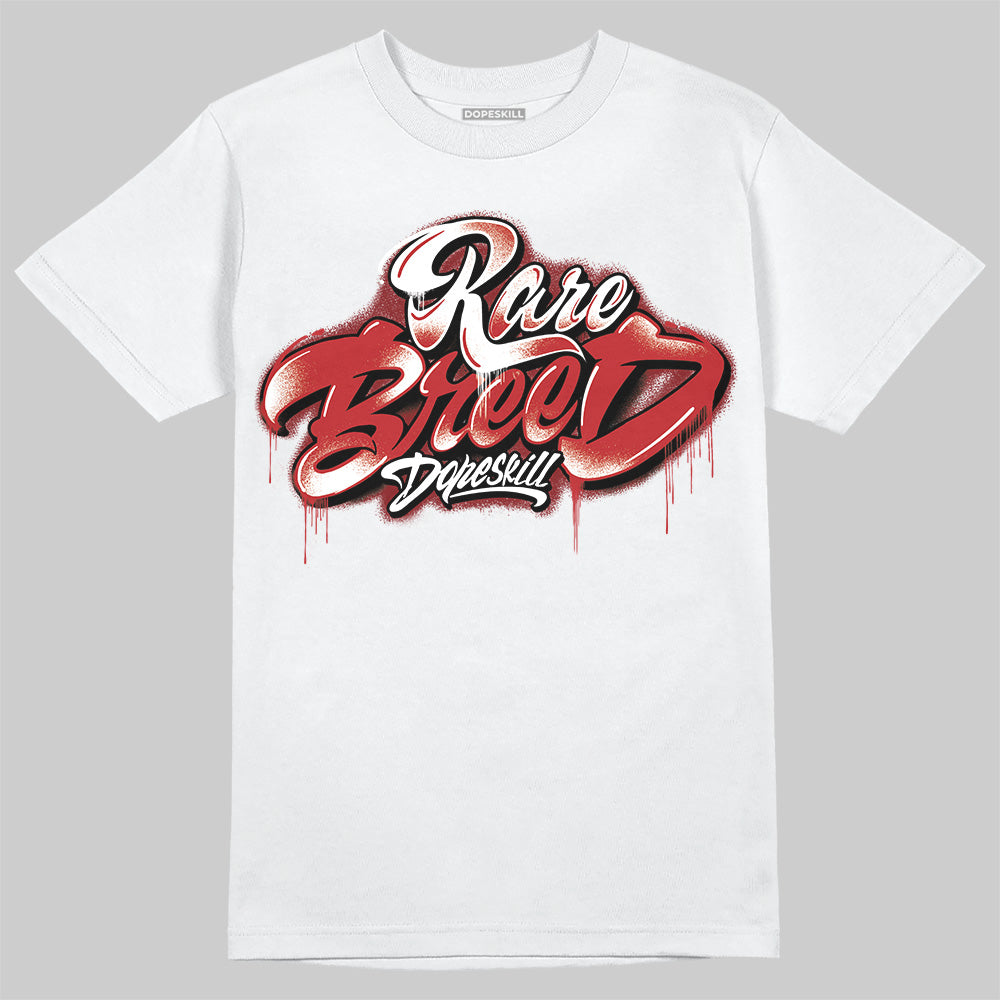 Jordan 12 Retro Flu Game (2025) DopeSkill T-Shirt Rare Breed Type Graphic Streetwear - White 