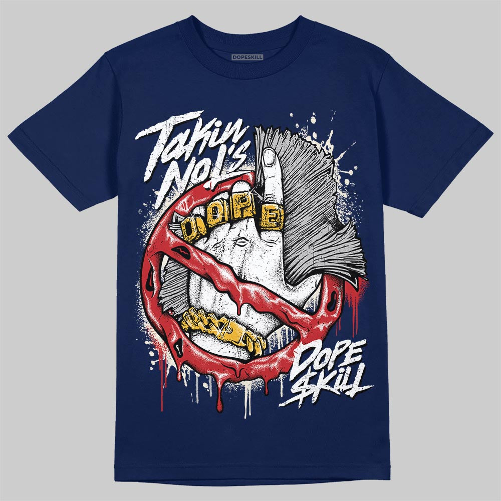 Jordan 11 “Rare Air” DopeSkill T-Shirt Takin No L's Graphic Streetwear - navy