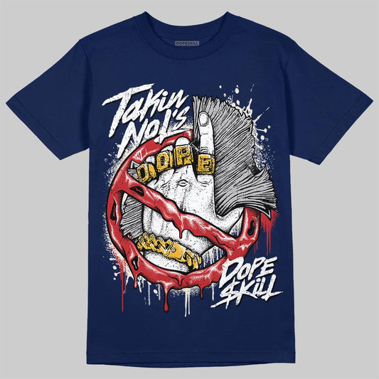 Jordan 11 “Rare Air” DopeSkill T-Shirt Takin No L's Graphic Streetwear - navy