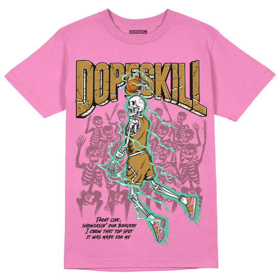 Parris Goebel x WMNS Dunk Low 'Playful Pink’ DopeSkill Pink T-shirt Thunder Dunk Graphic Streetwear 