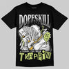 Jordan 4 GS “Light Lemon Twist” DopeSkill T-Shirt Sorry I've Been Trappin Graphic Streetwear - Black