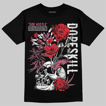 Diesel Pink S - Serendipity Pro-X1 Trainers DopeSkill T-Shirt Side Hustle Graphic Streetwear - Black