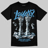 Jordan 11 Low University Blue DopeSkill T-Shirt Loyalty Graphic Streetwear - Black