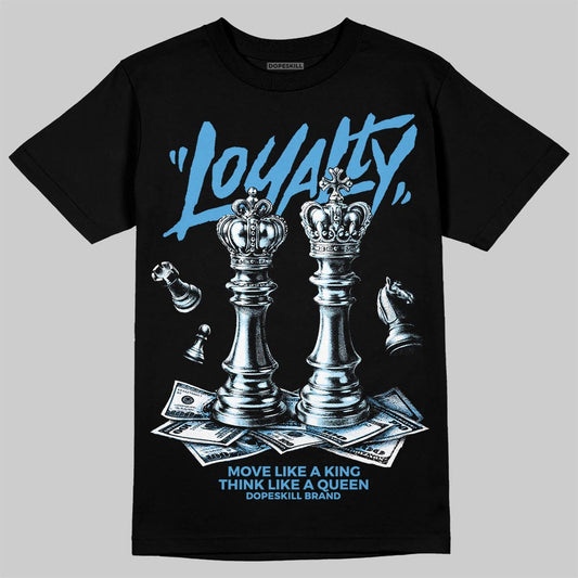 Jordan 11 Low University Blue DopeSkill T-Shirt Loyalty Graphic Streetwear - Black