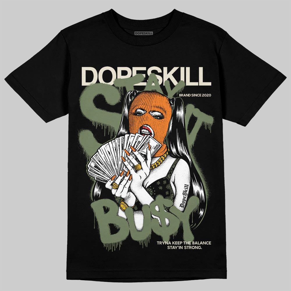 Jordan 4 Retro OG SP Undefeated (2025) DopeSkill T-Shirt Stay It Busy Graphic Streetwear - Black