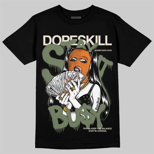 Jordan 4 Retro OG SP Undefeated (2025) DopeSkill T-Shirt Stay It Busy Graphic Streetwear - Black