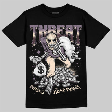 A Ma Maniére x Air Jordan 3 Black Violet Ore DopeSkill T-Shirt Threat Graphic Streetwear - Black